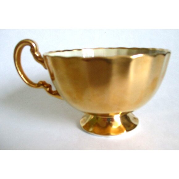 Vintage Aynsley Cabbage Rose Teacup Tea Cup Cup Saucer Bone China Artist Signed - Picture 4 of 10